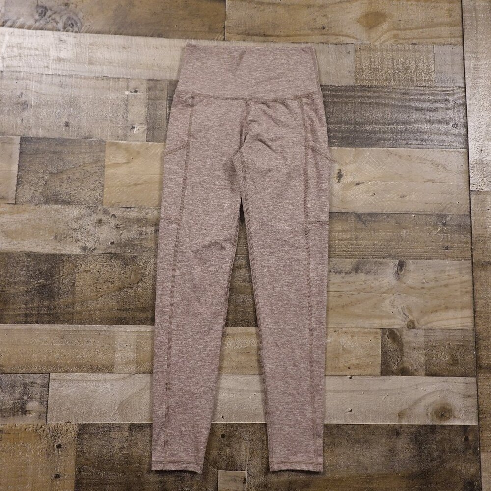 Offline by Aerie Hugger Legging Women’s Small Taupe High Rise Pockets